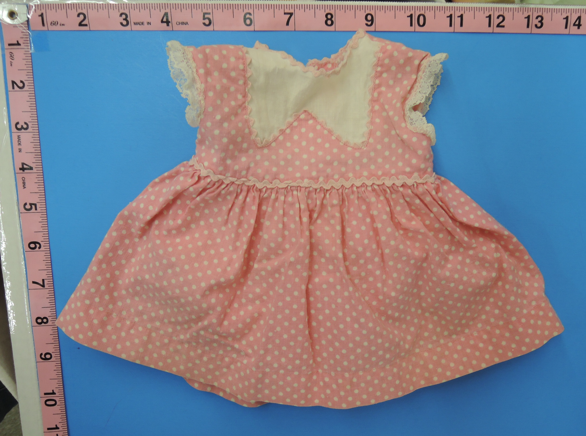 dc1033-pink-polka-dot-dress-clothing-infant-to-child-clothing-for-baby-style-dolls-up-to